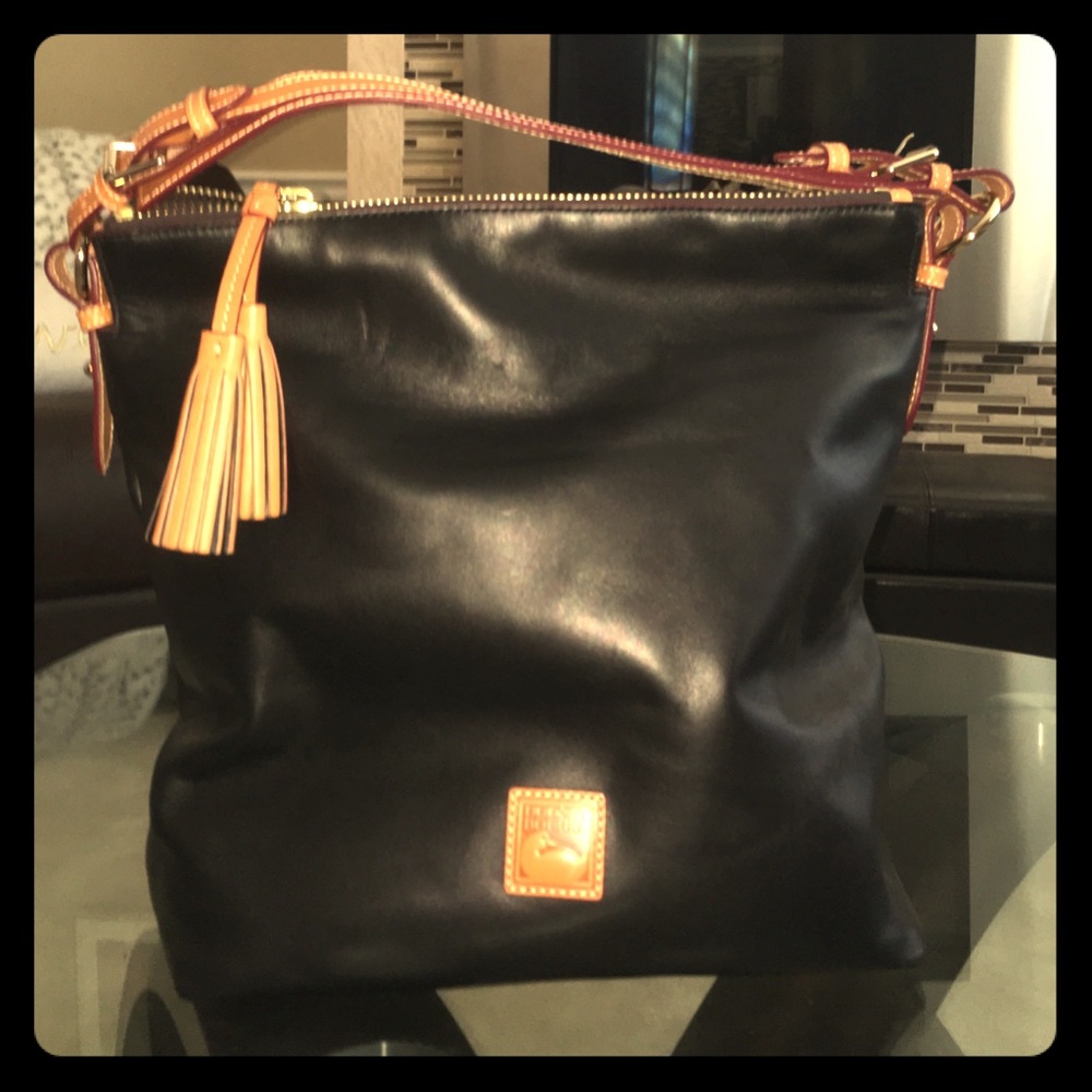 Dooney & Bourke Smooth Leather Shoulder Bag